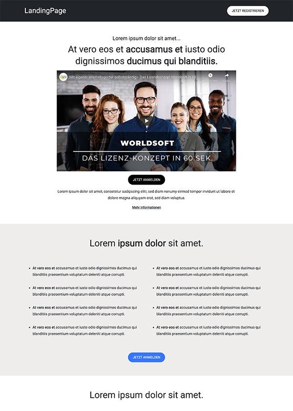 Landing Page
