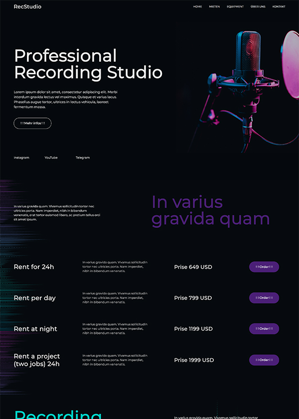 Musikstudio